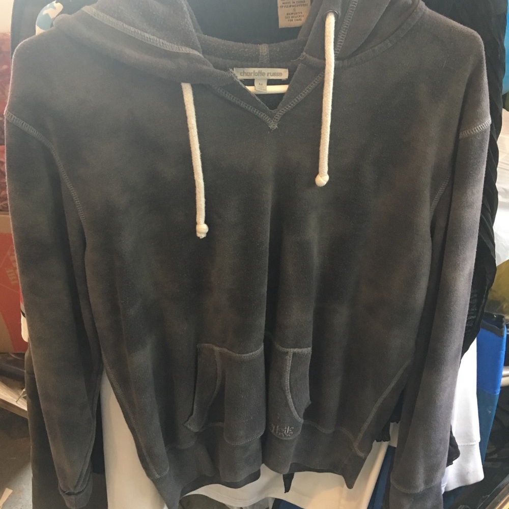 Grey Charlotte Russe hoodie